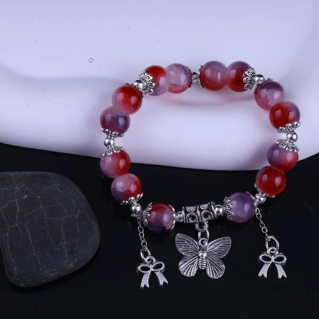 Mystic Butterfly Charm Bracelet