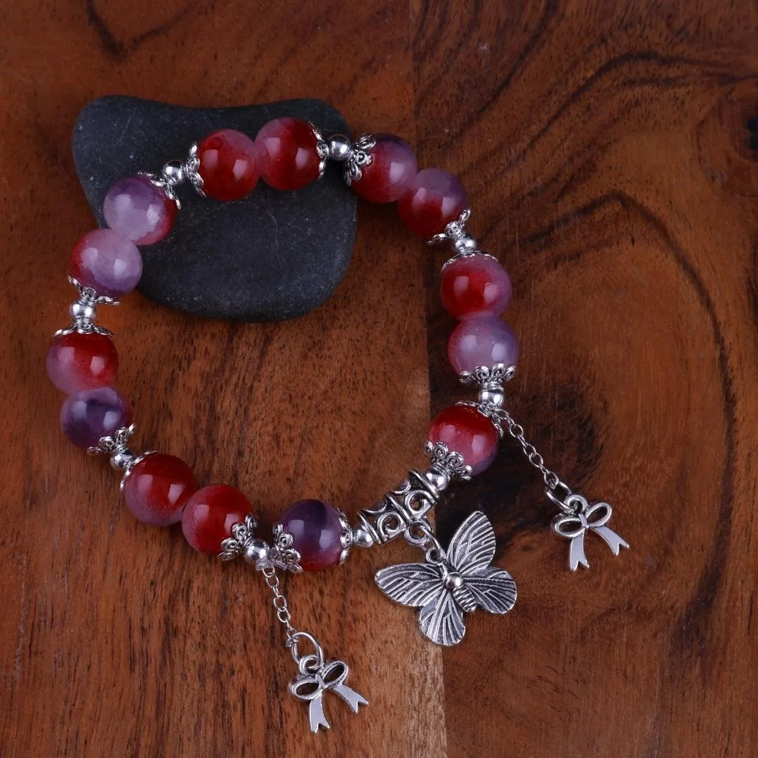 Mystic Butterfly Charm Bracelet