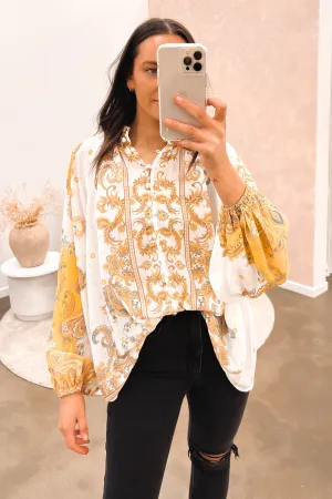 Nancy Blouse Yellow