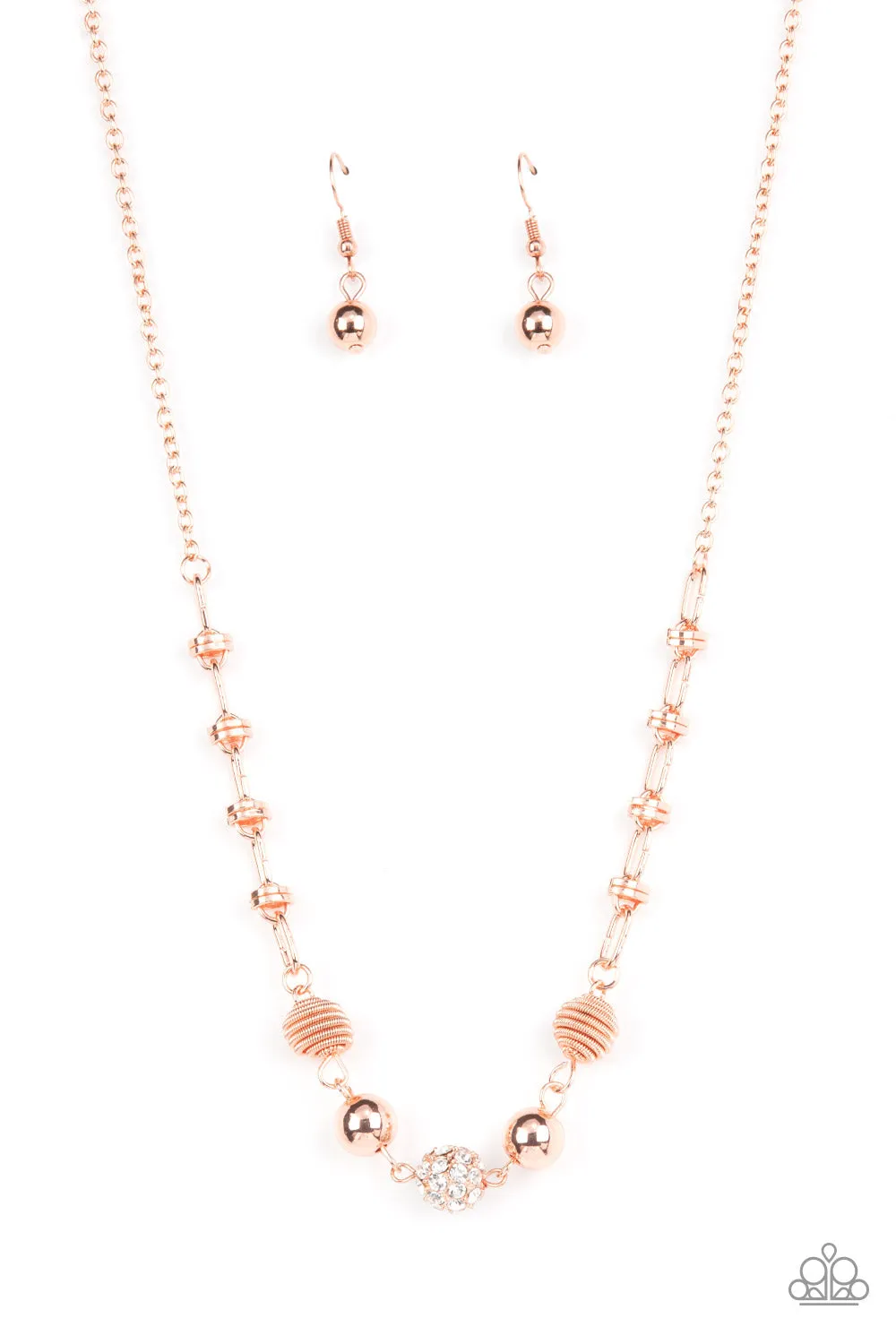 Necklaces Taunting Twinkle - Copper N382