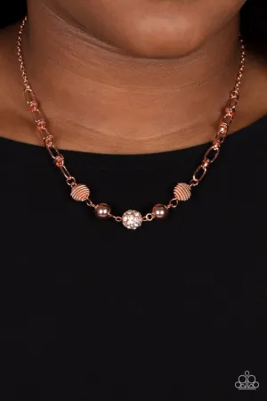 Necklaces Taunting Twinkle - Copper N382