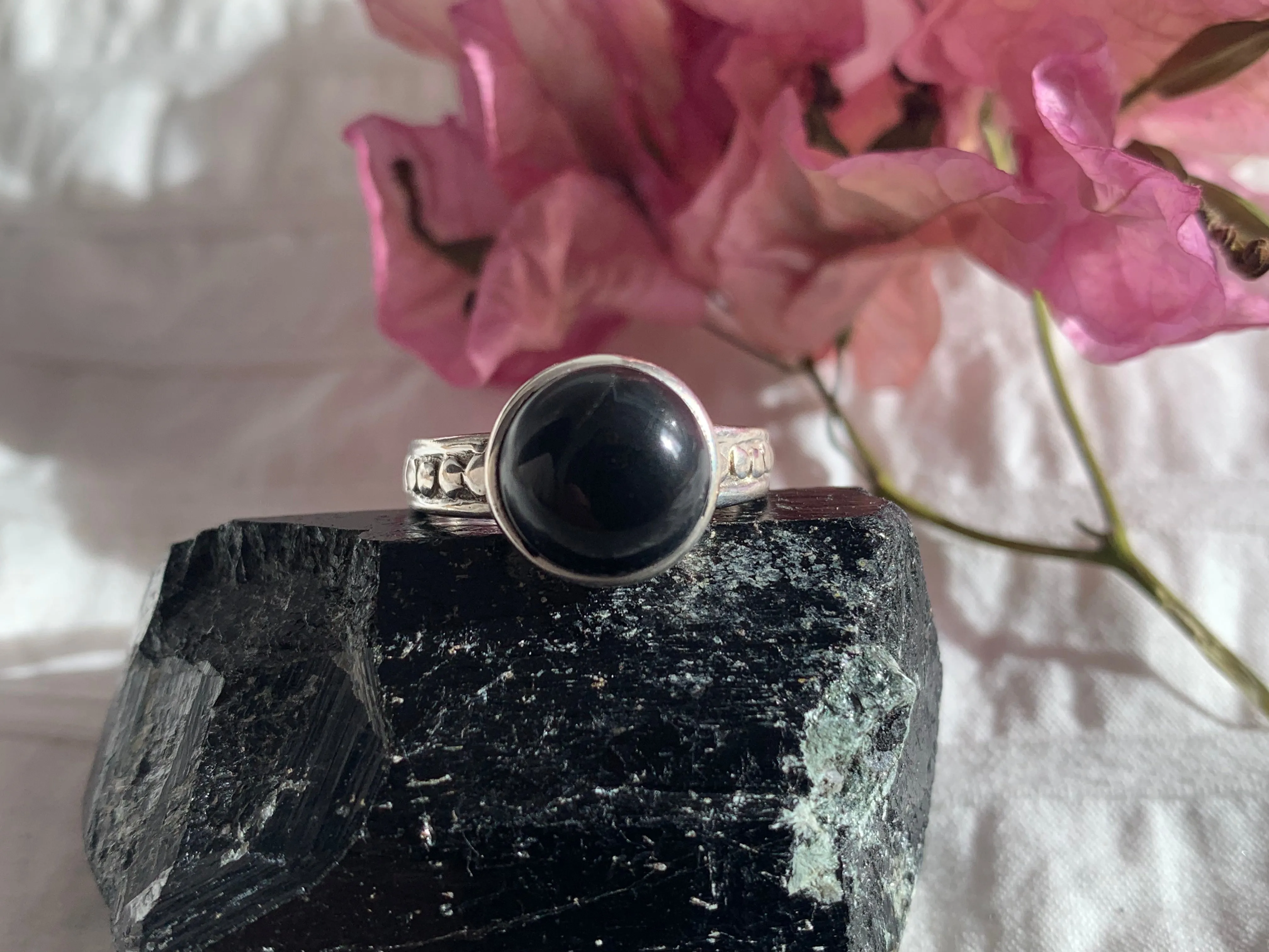 Onyx Eseld Ring