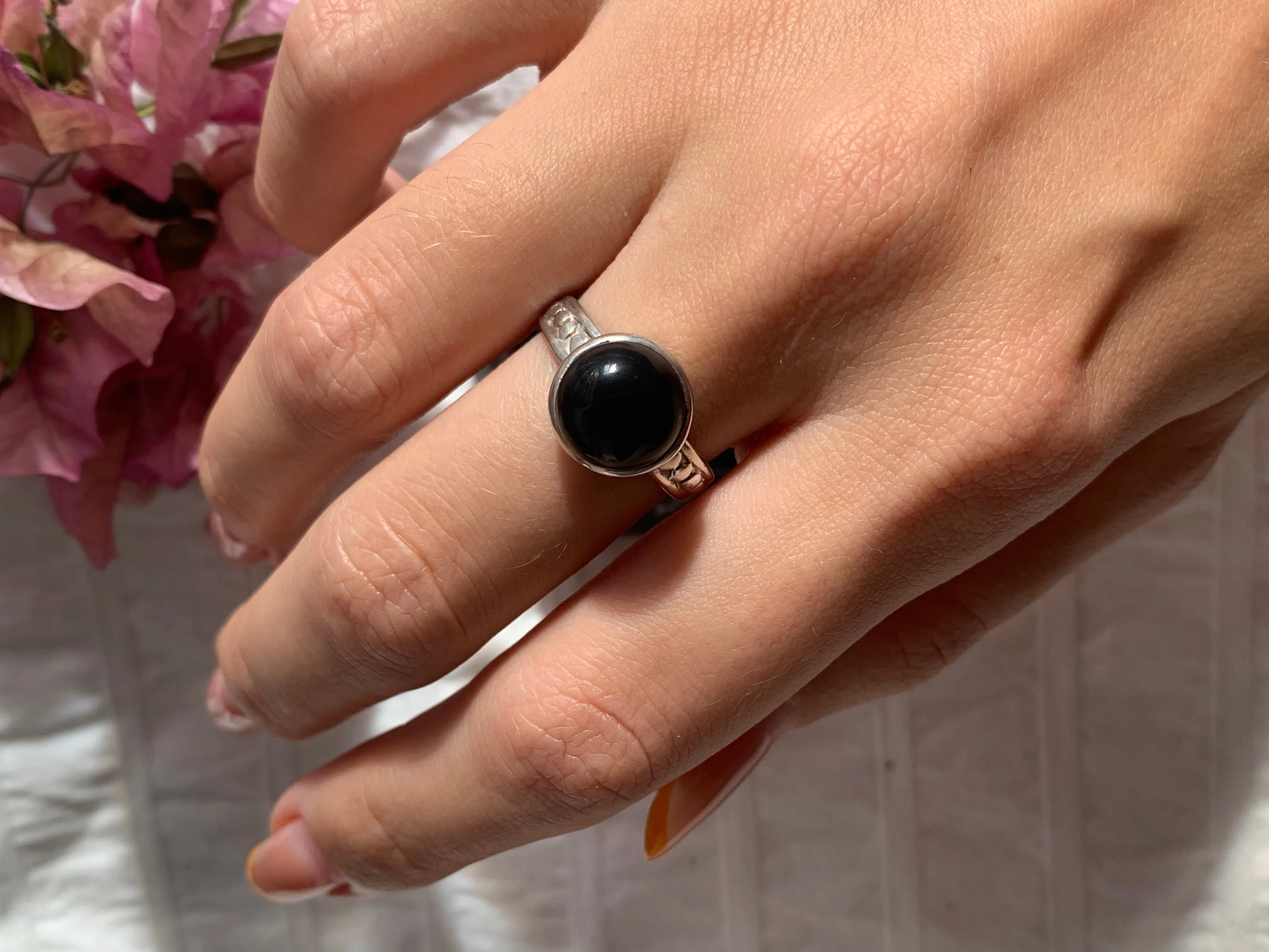 Onyx Eseld Ring