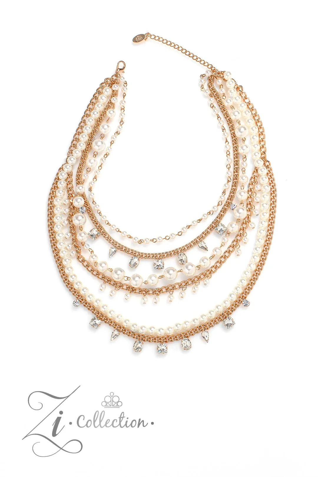 Paparazzi Aristocratic - Gold Necklace - 2023 Zi Collection