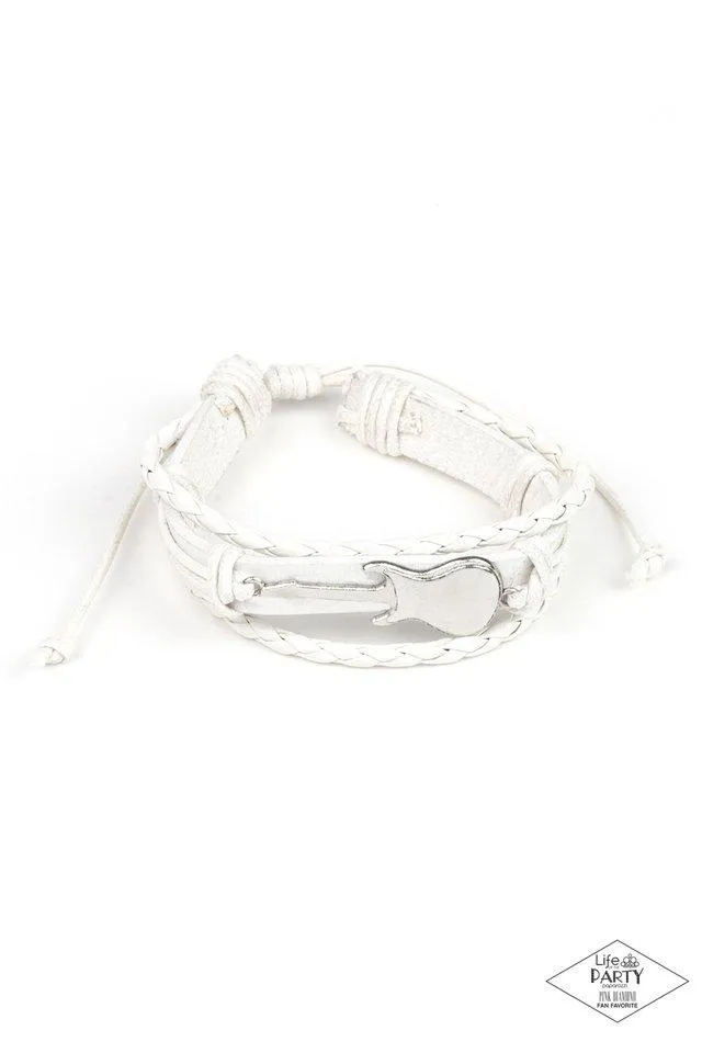 Paparazzi Bracelet ~ Lead Guitar - White