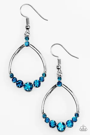 Paparazzi Earring ~ All That Glitters - Blue