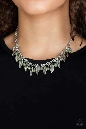 Paparazzi Necklace ~ Boldly Airborne - Green