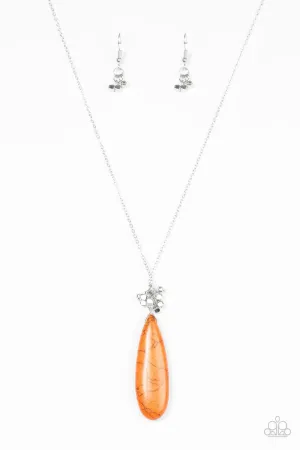 Paparazzi Necklace ~ Canyon Craze - Orange