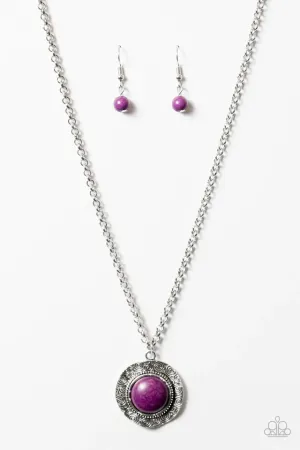 Paparazzi Necklace ~ Course Of Nature - Purple