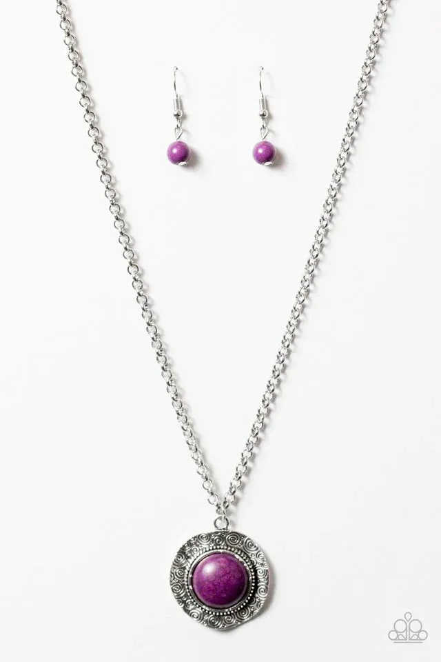 Paparazzi Necklace ~ Course Of Nature - Purple