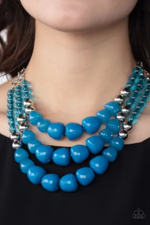 Paparazzi Necklace ~ Forbidden Fruit - Blue