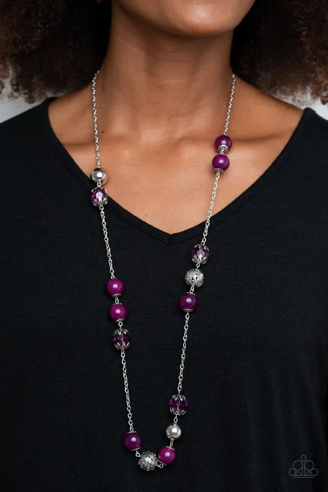 Paparazzi Necklace ~ Fruity Fashion - Purple