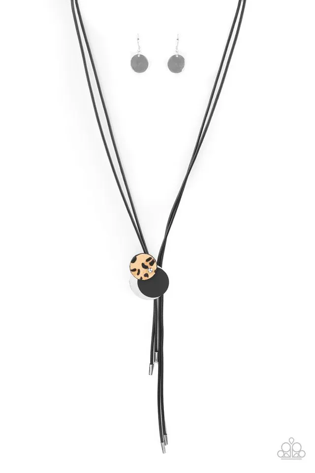 Paparazzi Necklace ~ Im FELINE Good - Black