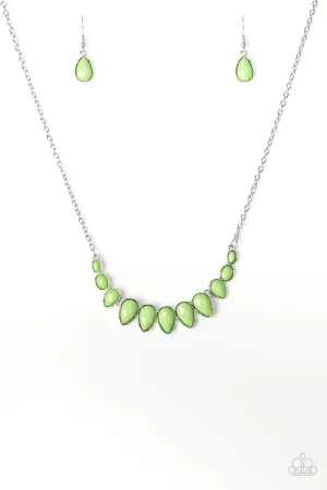 Paparazzi Necklace ~ Maui Majesty - Green