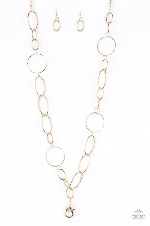 Paparazzi Necklace ~ Perfect MISMATCH - Gold