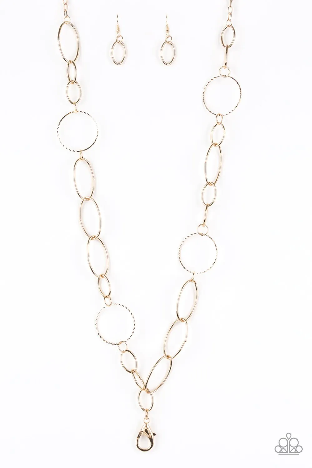 Paparazzi Necklace ~ Perfect MISMATCH - Gold