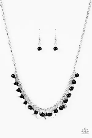 Paparazzi Necklace ~ Prehistoric Prima Donna - Black