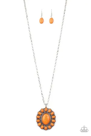 Paparazzi Necklace ~ Rancho Roamer - Orange