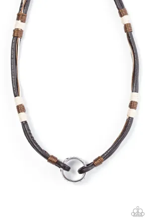 Paparazzi Necklace ~ Roman Underground - Brown