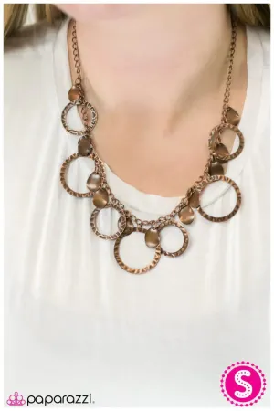 Paparazzi Necklace ~ When In Winnebago - Copper