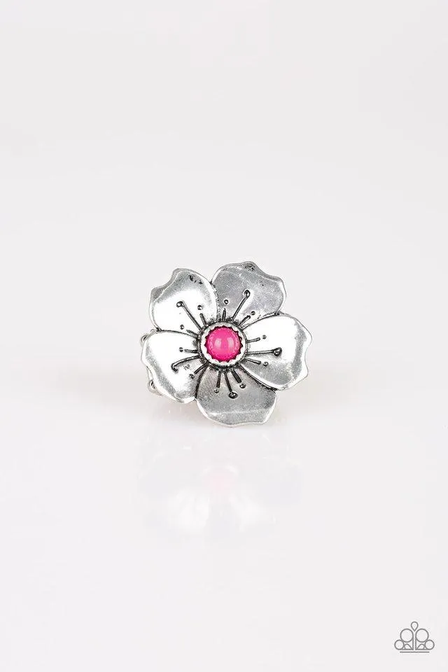 Paparazzi Ring ~ Boho Blossom - Pink