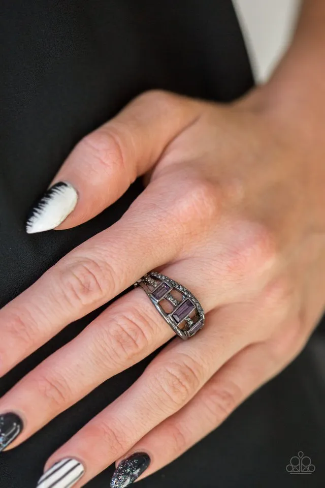 Paparazzi Ring ~ Noble Nova - Purple