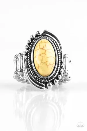 Paparazzi Ring ~ Stone Mountains - Yellow