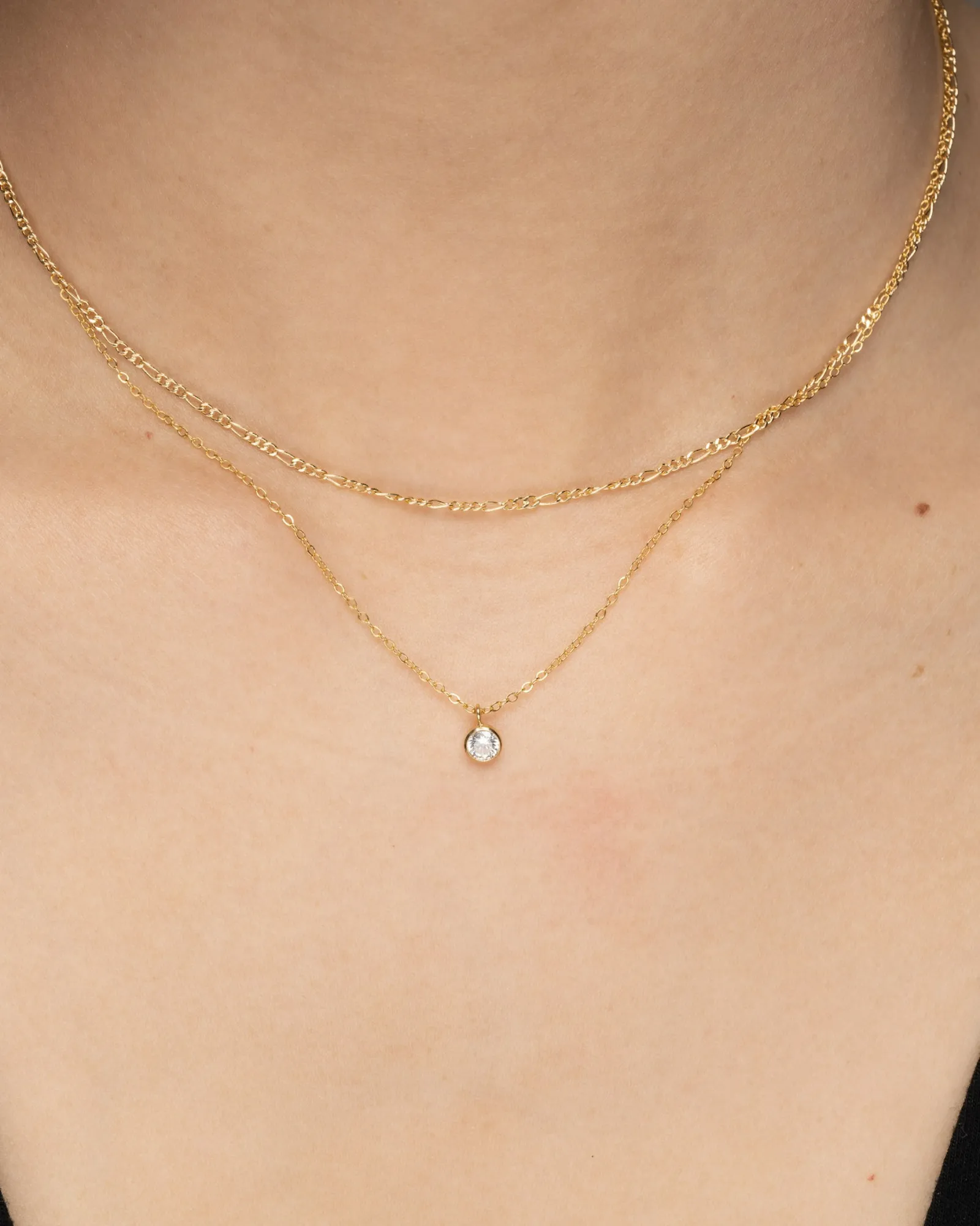 Petite CZ Simple Necklace