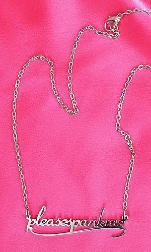 Please Spank Me Jewellery Necklace