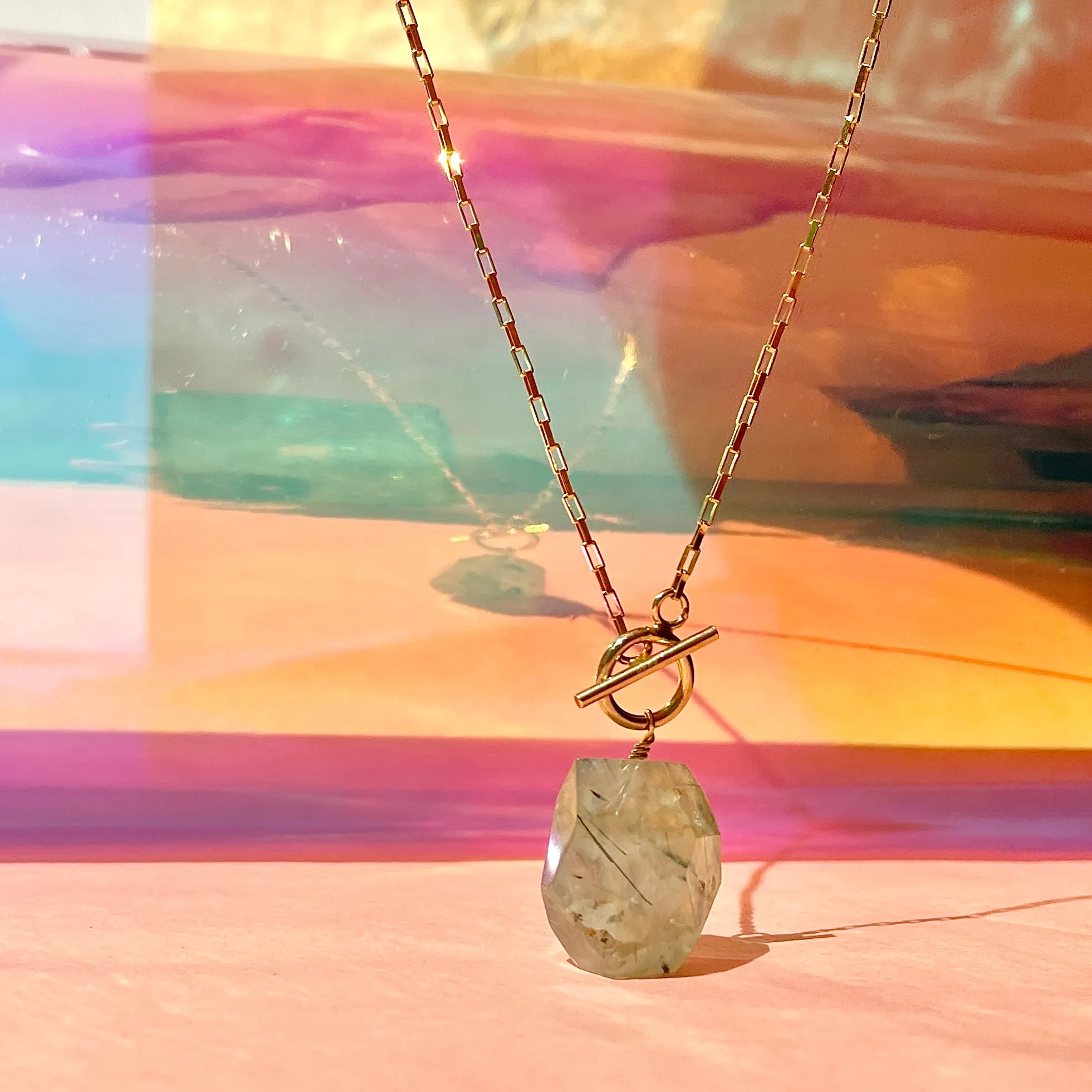 Quartz necklace