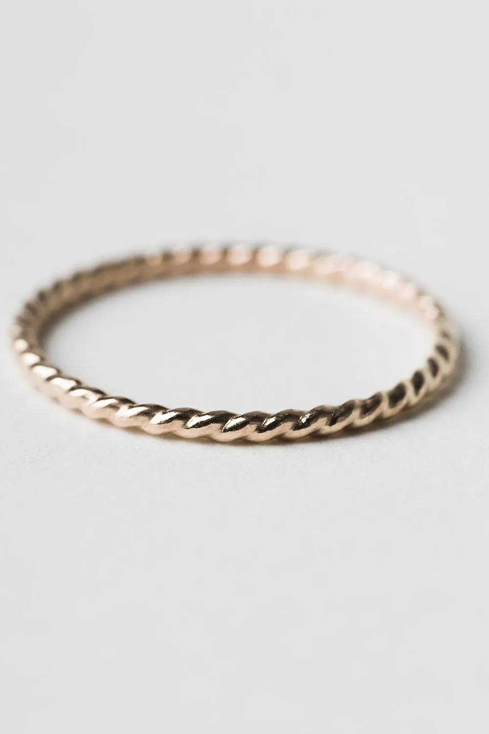 R419 - Twisted Stacking Ring