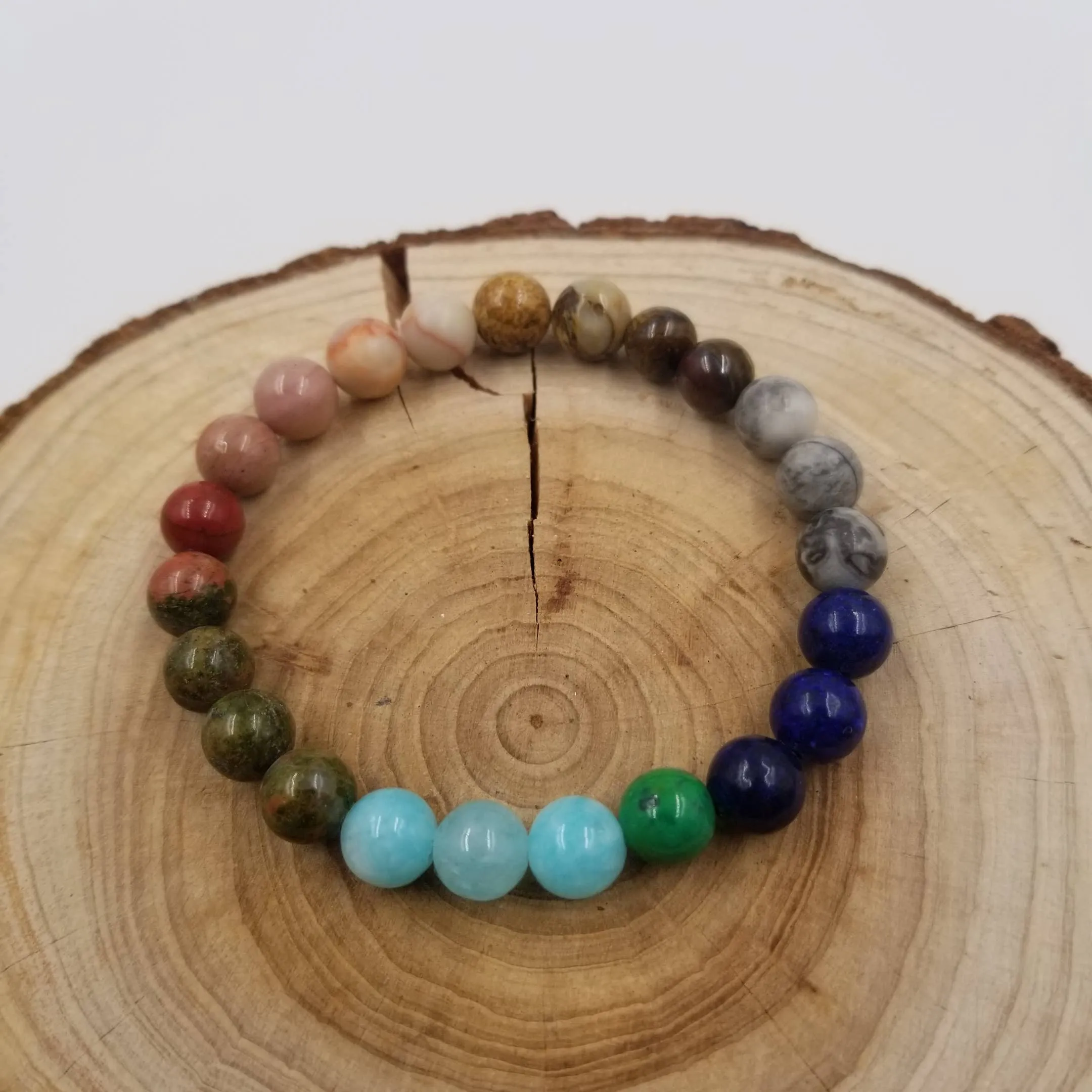 Reiki Boho Gemstone Beaded Bracelets