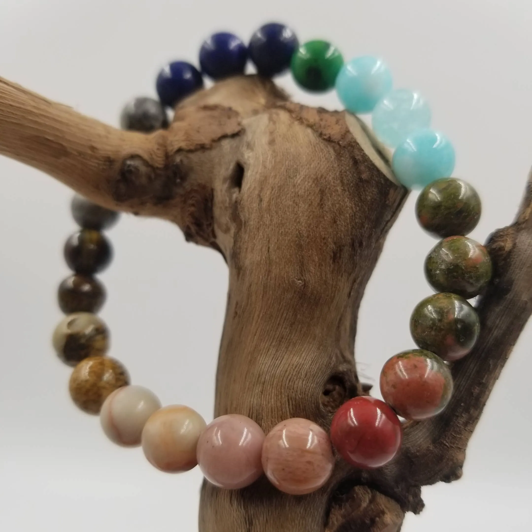 Reiki Boho Gemstone Beaded Bracelets