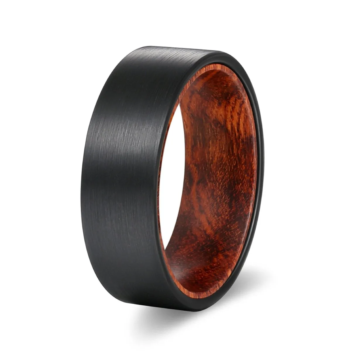 REPTAR | Snake Wood, Black Flat Brushed Tungsten