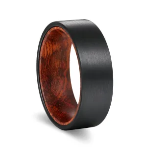 REPTAR | Snake Wood, Black Flat Brushed Tungsten