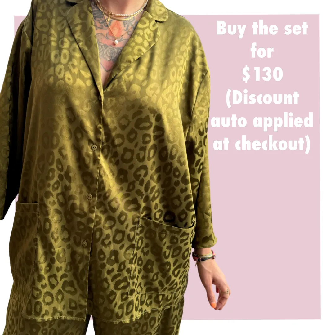 Rich Aunty Top - Olive