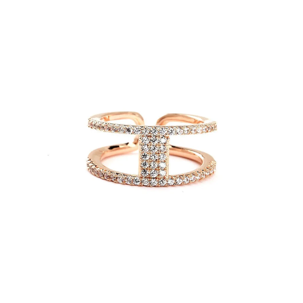 Rock Chic Cubic Zirconia Ring