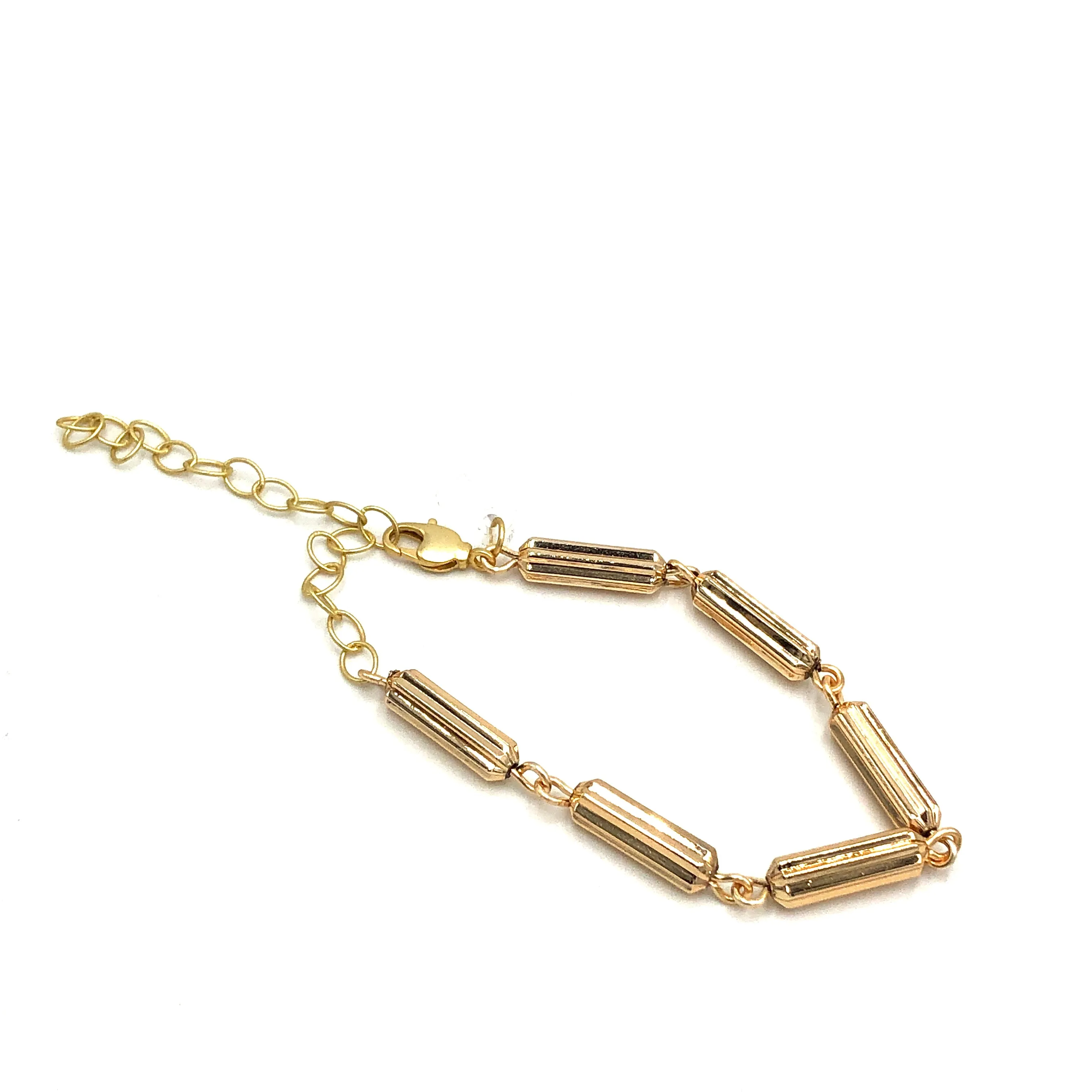 Rosy Gold Fluted Betsy Bracelet