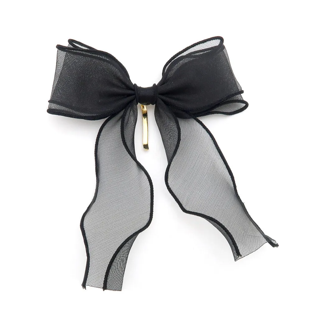 Sheer Bow Ponytail Cuff