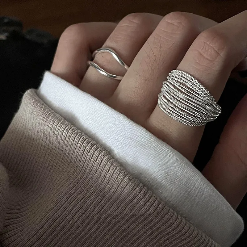 Silver Plated Unique Vintage Ring