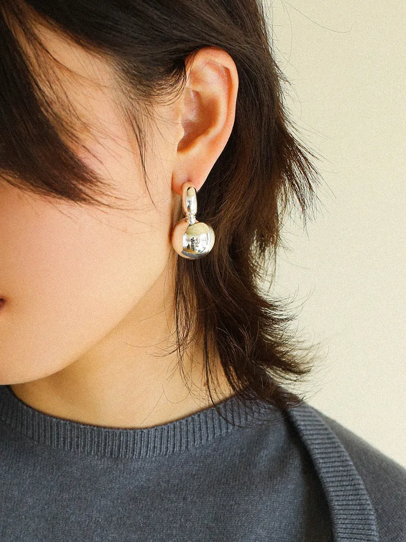 Simple Geometric Sphere Earrings