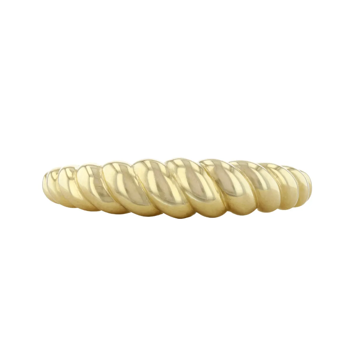 Soleil Collection Twist Ring | 9K Solid Yellow Gold