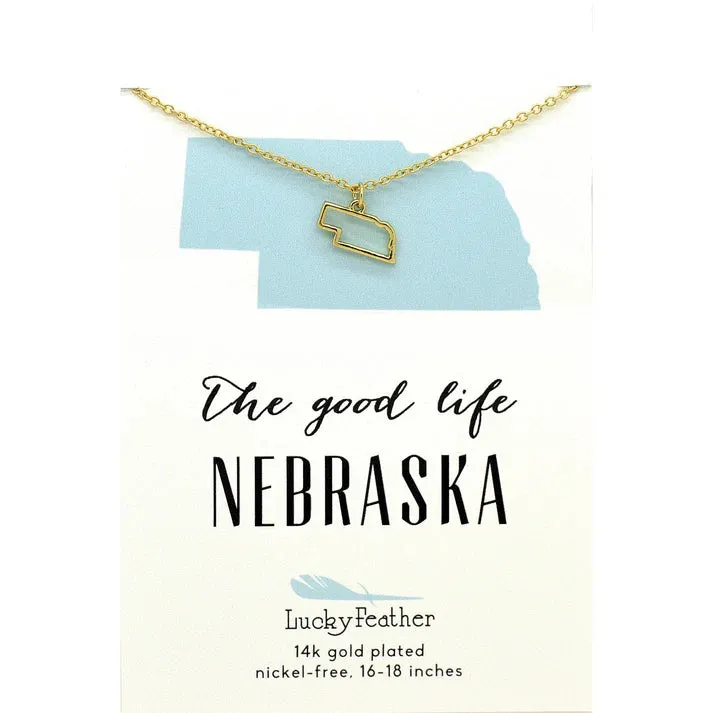 State Outline Necklace