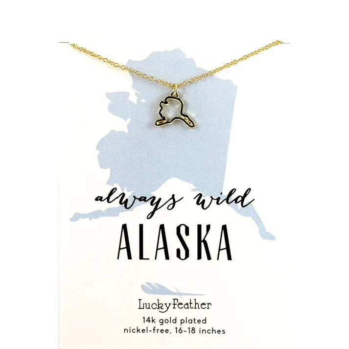 State Outline Necklace