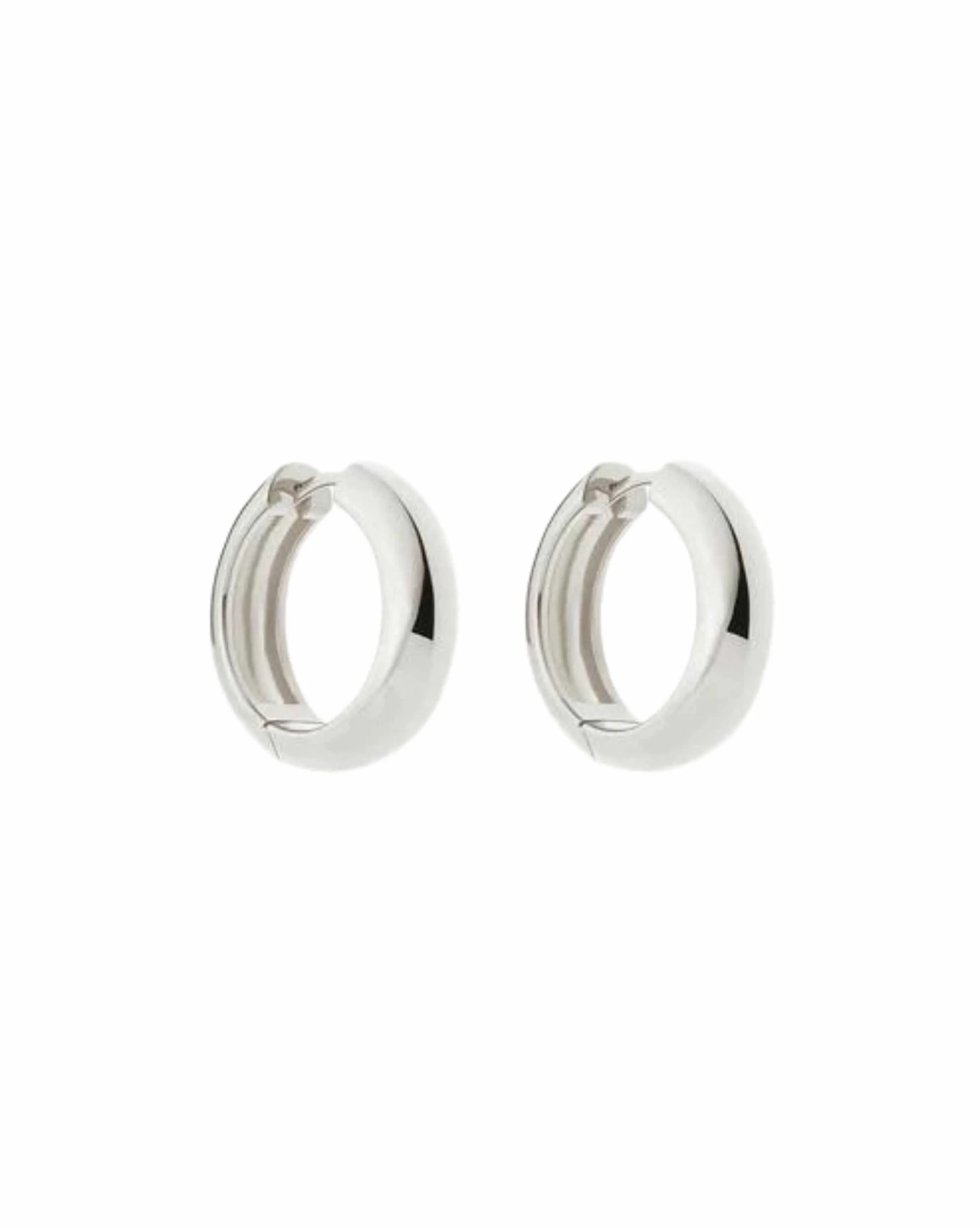 Sterling Silver Bold Large Hoops