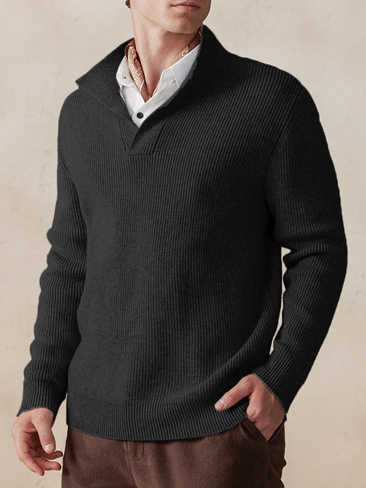 Stylish Solid Color Sweater