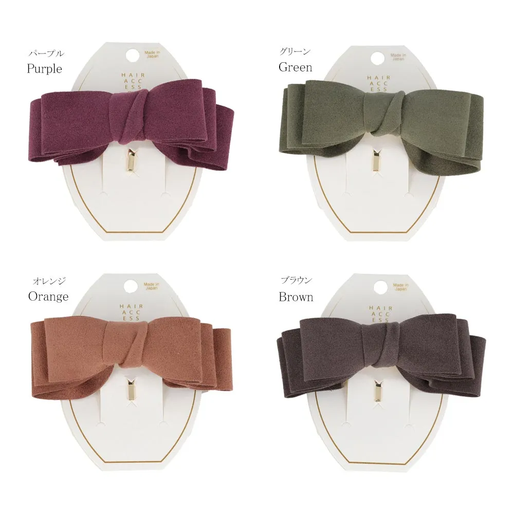 Suede Bow Ponytail Cuff