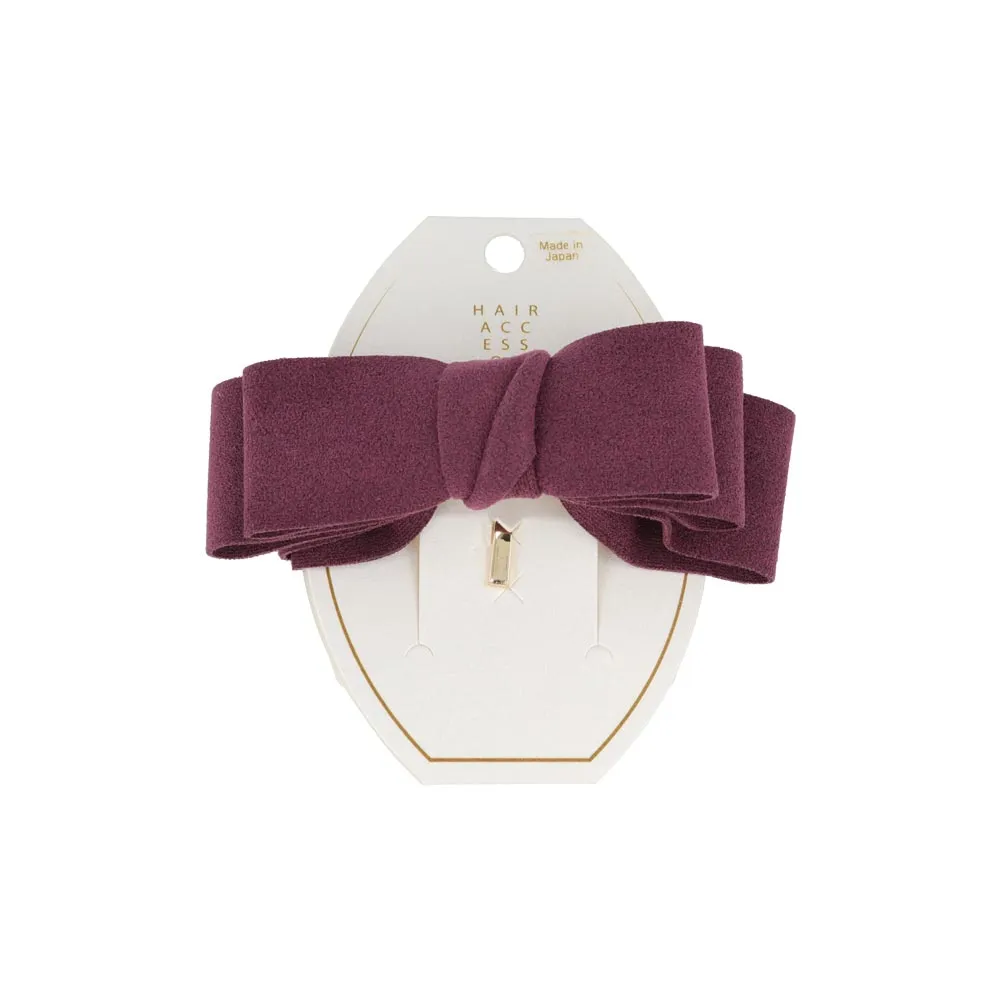 Suede Bow Ponytail Cuff