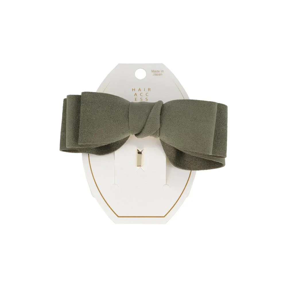 Suede Bow Ponytail Cuff