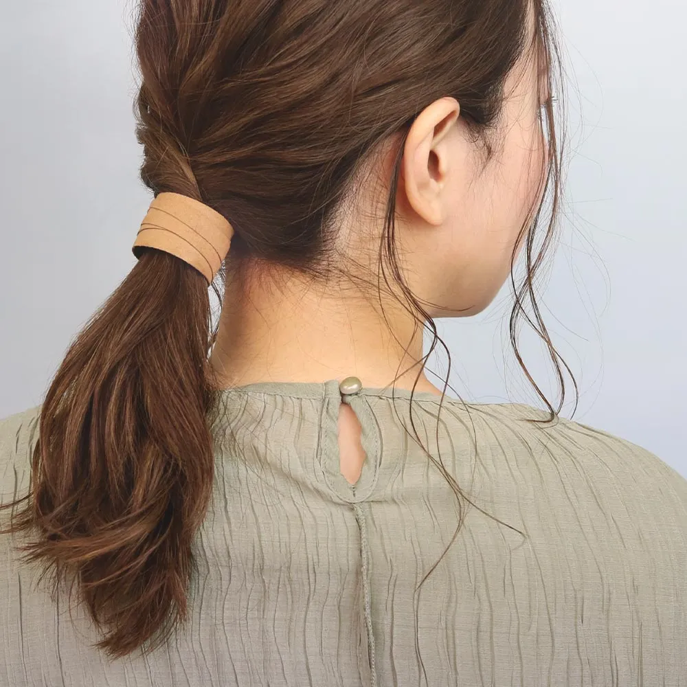 Suede Wrap Ponytail Cuff